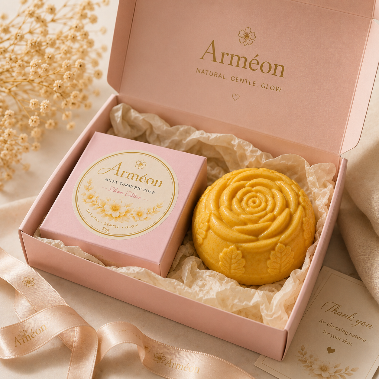 Arméon Goat’s Milk Soap with Turmeric
