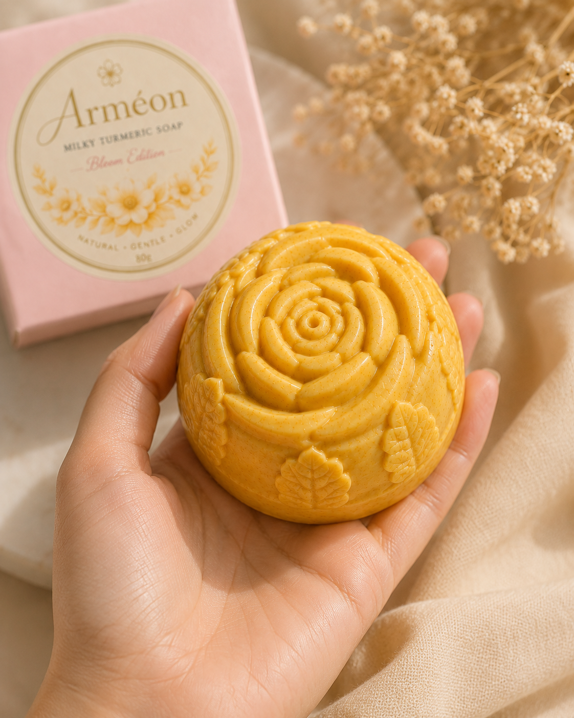 Arméon Goat’s Milk Soap with Turmeric