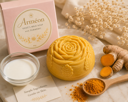 Arméon Goat’s Milk Soap with Turmeric
