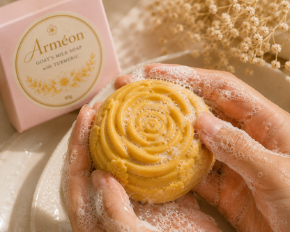 Arméon Goat’s Milk Soap with Turmeric